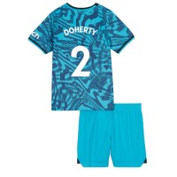 Fotbalové Dres Tottenham Hotspur Matt Doherty #2 Dětské Alternativní 2022-23 Krátký Rukáv (+ trenýrky)
